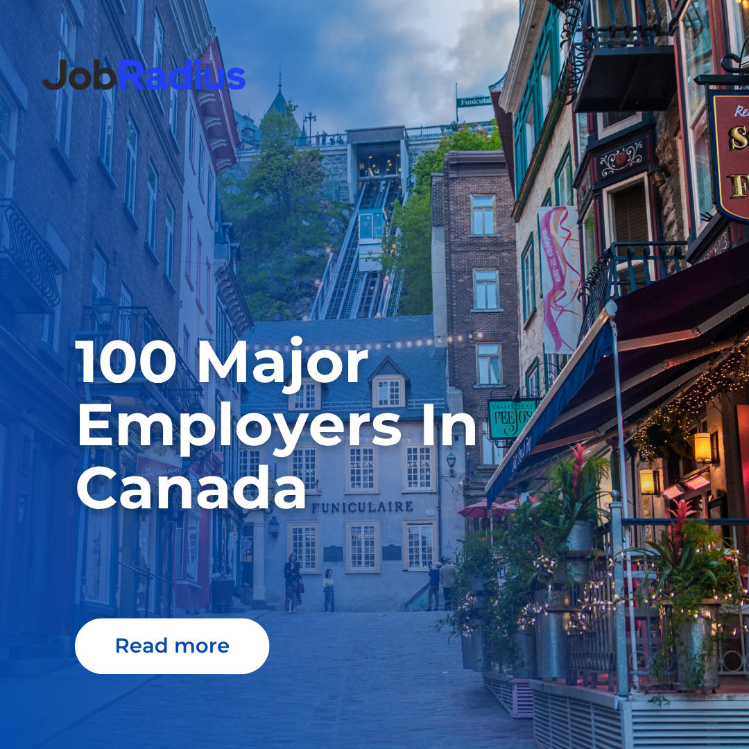 100 Major Employers In Canada